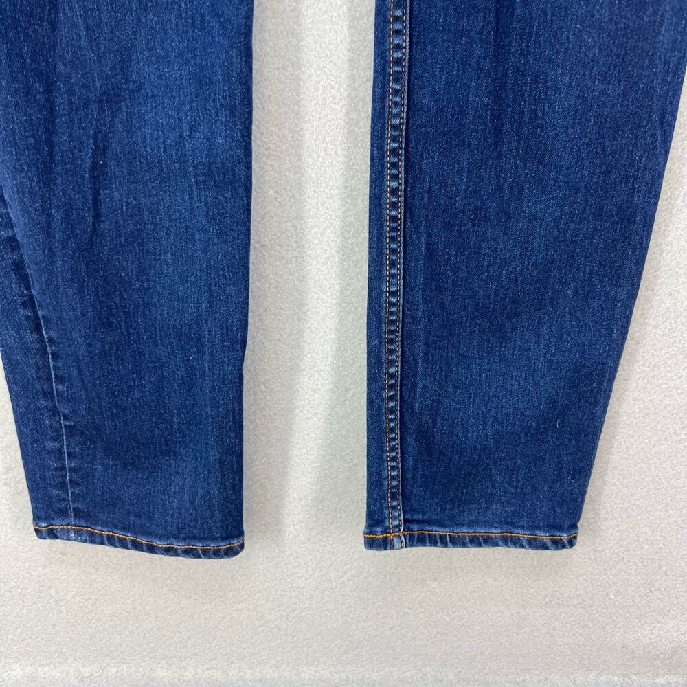 Free People Jeans Women's 28 (6) Blue Skinny Ankle Patch Pocket Preppy Normcore - Picture 10 of 14